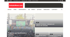 Desktop Screenshot of ambatonews.com